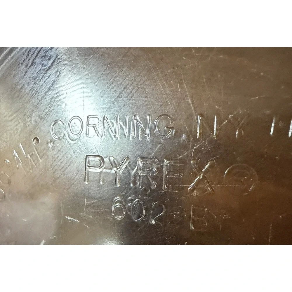 Vintage PYREX 602-B Clear Glass Oval Casserole Dish 602-C Lid Corning USA